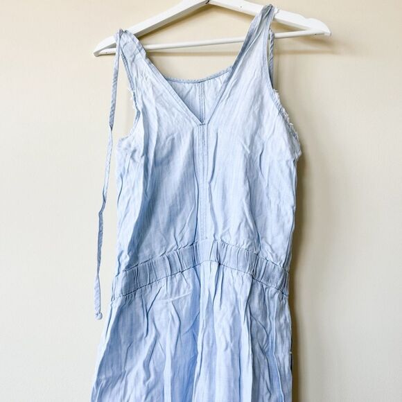 BELLA DAHL WIDE LEG JUMPSUIT IN BLUE - Picture 5 of 8